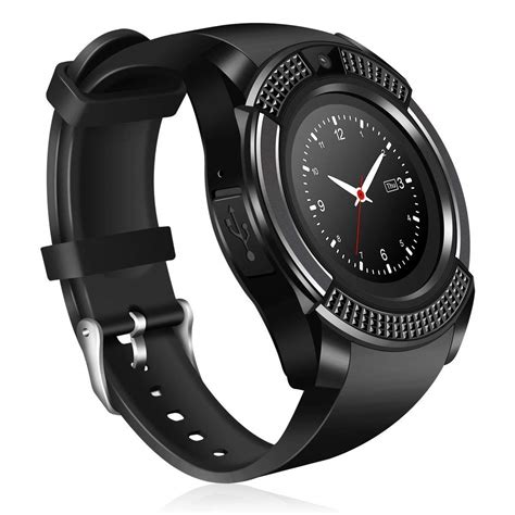 round smartwatch with video camera